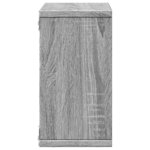 vidaXL Armoire murale 60x16x30 cm sonoma gris bois d'ingénierie