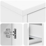 vidaXL Armoire de salle de bain Blanc 35 x 36 5 x 85 cm