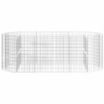 vidaXL Lit surélevé à gabion Fer galvanisé 300x100x100 cm