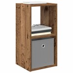 vidaXL Table de chevet avec tiroir Bois ancien 30 5 x 27 x 59 5 cm