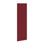 vidaXL Store plissé rouge bordeaux 55x200 cm largeur du tissu 54 4 cm