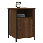 vidaXL Tables de chevet 2Pièces Chêne marron 40x42x60cm Bois d'ingénierie
