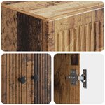 vidaXL Ensemble de Meubles 2 Pièces Bois ancien 66 x 34 5 x 90 cm