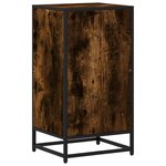 vidaXL Bibliothèque chêne fumé 40x35x76 cm bois d'ingénierie