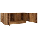 vidaXL Meuble TV vieux bois 100x35x40 cm bois d'ingénierie