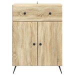 vidaXL Buffet Chêne Sonoma 66 x 34 5 x 90 cm Bois d'ingénierie