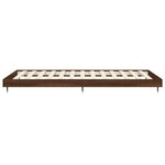 vidaXL Cadre de lit chêne marron 90x200 cm bois d'ingénierie