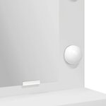 vidaXL Table de Toilette Blanc 50 x 41 x 135 cm Bois d'ingénierie