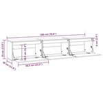 vidaXL Meubles TV 3 Pièces Marron miel Bois massif de pin