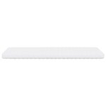 vidaXL Matelas en mousse blanc 80x200 cm 7 zones dureté 20 ILD