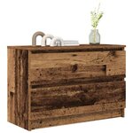 vidaXL Meuble TV vieux bois 80x35x54 cm bois d'ingénierie