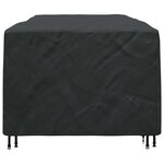 vidaXL Housse pour meubles Uni Noir 300 x 140 x 90 cm 210D