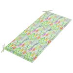 Vidaxl banc de jardin avec coussin 120 cm bois d'acacia massif