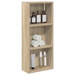 vidaXL Armoire murale de salle de bain Chêne Sonoma 30 x 14 x 70 cm