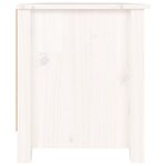 vidaXL Armoire à chaussures Blanc 70x38x45 5 cm Bois de pin massif