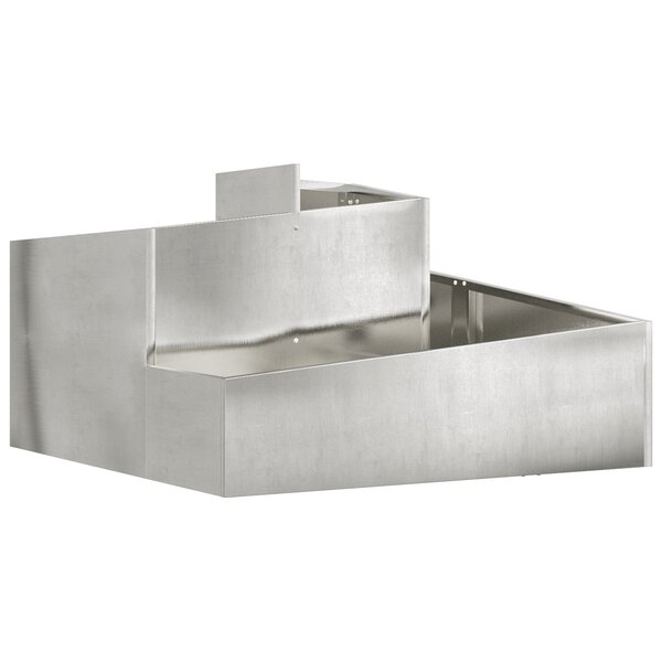 vidaXL Planteur 80x80x50 cm en inox