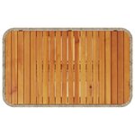 vidaXL Ensemble de salle à manger pour jardin 3 Pièces Beige Poly rotin