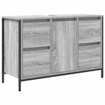 vidaXL Meuble sous-vasque avec tiroirs sonoma gris 90x34 5x60cm