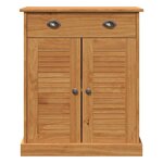 vidaXL Cabinet de salle de bain VIGO marron miel 67.5 x 34 x 80 cm