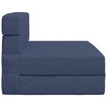 vidaXL Canapé-lit pliable Bleu 70 x 72 x 60 cm Tissu