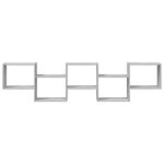 vidaXL Étagère cube murale 5 compartiments sonoma gris