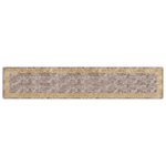 vidaXL Coureur de Tapis MARSA Gris 80 x 400 cm Polyester et PVC