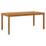 vidaXL Ensemble de salle à manger pour jardin 7 Pièces Beige Poly rotin