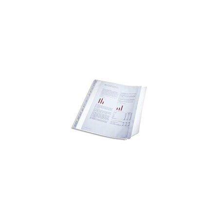 Sachet 10 pochettes perforées à Rabat Cap 40 feuilles 11 trous Transparent LEITZ