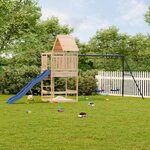 vidaXL Aire de jeux d'extérieur bois de pin massif