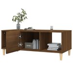 vidaXL Table basse chêne marron 102x50x40 cm bois d'ingénierie