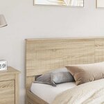 vidaXL Tête de lit Chêne Sonoma 180 cm Bois d'ingénierie