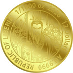Monnaie CAO CAO 1/1000 Oz Or 12$ Liberia 2026 (PRÉCOMMANDE)