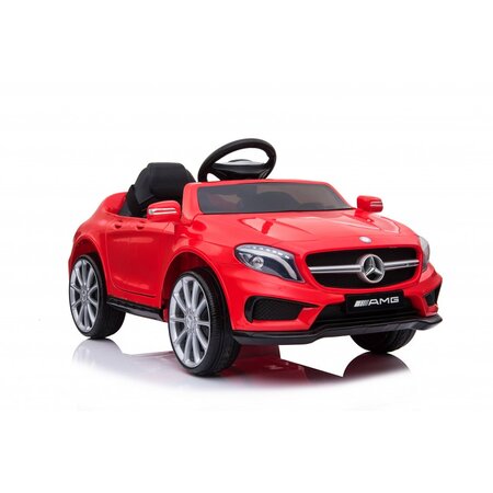 Mercedes benz gla amg voiture electrique enfant (25w) 100x58x46 cm - marche av/ar  phares  musique et télécommande parentale