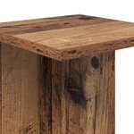 vidaXL Support de Plante Bois ancien 25 x 25 5 x 40 5 cm
