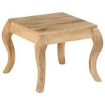 vidaXL Table d'appoint 45x45x40 cm Bois de manguier massif