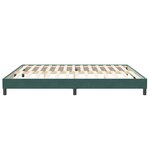 vidaXL Sommier à lattes de lit sans matelas vert foncé 200x210cm