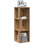 vidaXL Armoire d'angle chêne artisanal 33x33x100 cm bois d'ingénierie