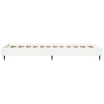 vidaXL Cadre de lit Blanc 80 x 200 cm Bois d'ingénierie