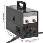 vidaXL Machine à souder à flux sans gaz MIG 120A