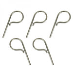 Lot de 5 pitons P Standard en inox 12 cm
