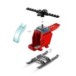 Lego 60318 city fire l'hélicoptere des pompiers  jouet pour filles et garçons +4 ans  figurine pompier et brique de démarrage