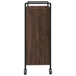 vidaXL Chariot de cuisine chêne marron 70x30x82 cm bois d'ingénierie
