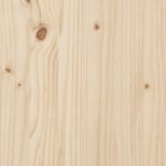vidaXL Cadre de lit bois massif 90x190 cm simple