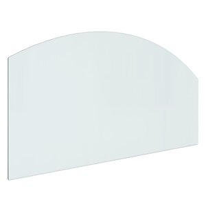 vidaXL Plaque de verre pour cheminée 100x50 cm