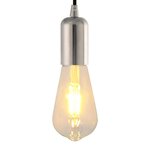 vidaXL Douilles de lampe 2 Pièces nickel satiné E27