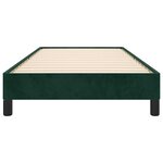 vidaXL Cadre de lit sans matelas vert foncé 80x200 cm velours