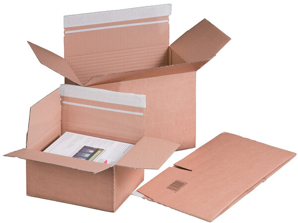 Lot de 10 Cartons à fond automatique, (l)160 x (P)130 mm