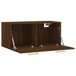 vidaXL Armoire murale chêne marron 80x36 5x35 cm bois d'ingénierie
