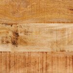 vidaXL Table console 90 x 33 x 75 cm Bois de manguier brut massif