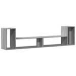 vidaXL Meubles TV 2 Pièces sonoma gris 100x30x50 cm bois d'ingénierie